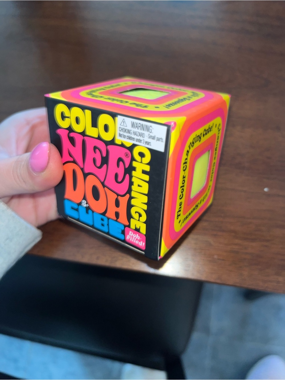 Change Cube - Pink/Yellow Needoh